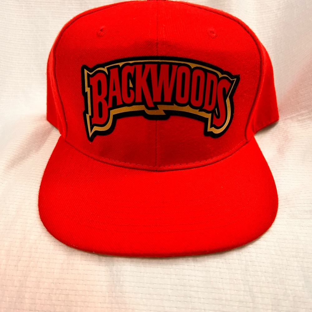 Backwoods Red w/Gold Hat - SnapBack